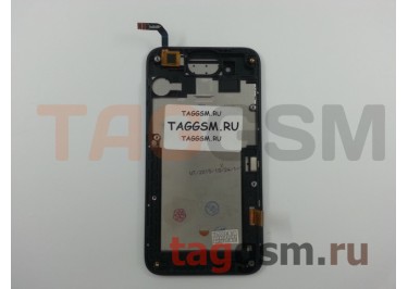 Дисплей для HTC Desire 210 + тачскрин + рамка (черный)