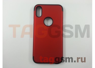 Задняя накладка для iPhone X / XS (красная (Light Armor Series))