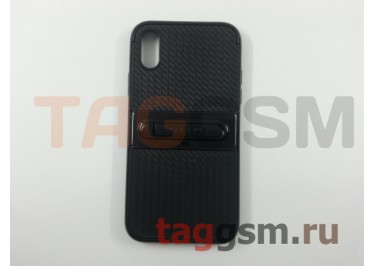 Задняя накладка для iPhone X / XS (черная (Traveller Series))