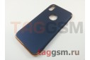 Задняя накладка для iPhone X / XS (синяя (Electroplating Series))