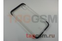 Задняя накладка для iPhone X / XS (силикон, прозрачная, черная (Armor Case)) Baseus