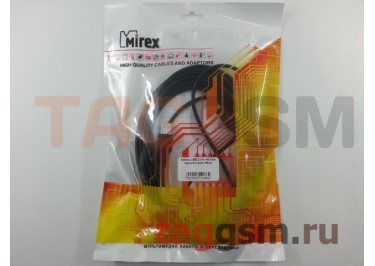 Кабель USB 2.0 A-->B 5,0м черный (пакет) Mirex