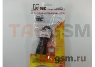 Кабель USB - micro USB 3.0, 1m, черный, Mirex