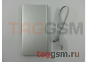 Портативное зарядное устройство (Power Bank) Xiaomi Power Bank (5000mAh, серебро) (PLM10ZM)