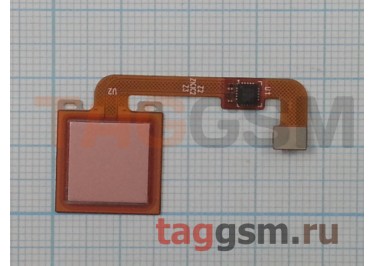 Шлейф для Xiaomi Redmi Note 4X + сканер отпечатка пальца (розовый)