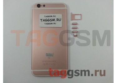 Задняя крышка для iPhone 6S (розовое золото), ориг