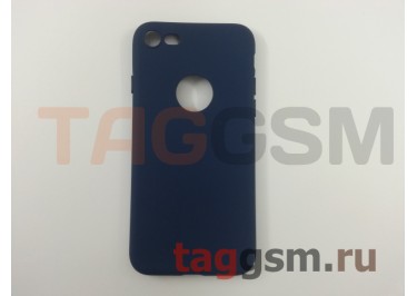 Задняя накладка для iPhone 7 / 8 (4.7") (силикон, матовая, синяя) FINITY