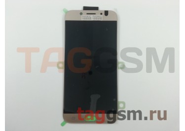 Дисплей для Samsung  SM-J730 Galaxy J7 (2017) + тачскрин (золото), ОРИГ100%