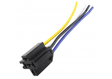 LB Разъем LB-J4 / 40A / 125 под реле JD1912 30 / 40А контакты 6,3мм 4pin с проводом 125мм