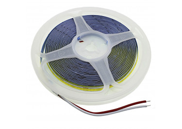 Лента светодиодная 12В COB 8мм 320LED / м 12Вт / м 6000K белый холодный, 5м