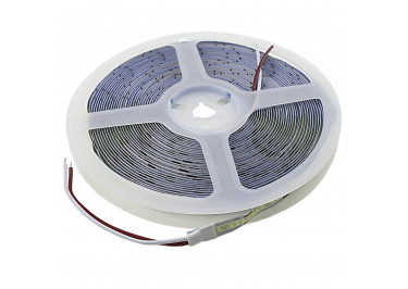 Лента светодиодная 12В COB 8мм 320LED / м 12Вт / м синий ледяной, 10м