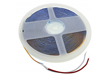 Лента светодиодная 12В COB 8мм 320LED / м 12Вт / м желтый, 10м