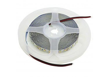 Лента светодиодная 12В SMD2835 8мм 120LED / м 9,6Вт / м IP20 3000K белый теплый, 5м