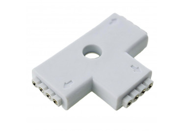 Коннектор штыревой Т-образный 4pin для светодиодной ленты RGB