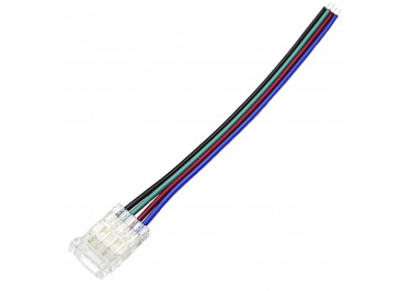 CA4P-10-1 Коннектор 4pin для ленты светодиодной SMD RGB SMD 10мм, провод 10см