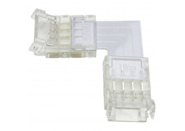 CB4P-10-L Коннектор 4pin соединительный угловой для ленты светодиодной SMD RGB 10мм