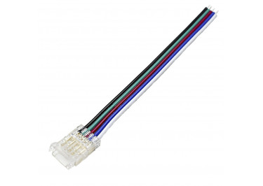 CA5P-10-1 Коннектор 5pin для ленты светодиодной SMD RGBW 10мм, провод 10см