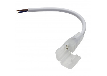 G10 Коннектор 2pin для ленты светодиодной неоновой 6x12мм, провод 10см