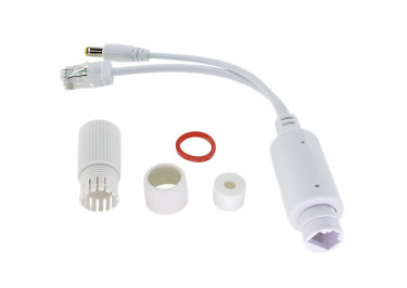 PoE сплиттер DC5,5x2,1мм Uвых=12В Iвых=2А, влагозащищенный