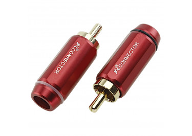 RC-N1012 / R Штекер RCA на кабель 2шт. (Красный)