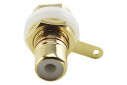 RC-N1034 / B Гнездо RCA на панель M10 (Черный / Красный), 2шт