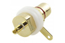 RC-N1034 / B Гнездо RCA на панель M10 (Черный / Красный), 2шт