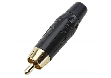 RC-TR045 / B Штекер RCA на кабель (Черный)