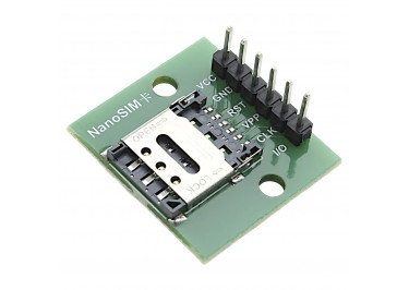 Nano-SIM Гнездо на плате c вилкой штыревой 6pin шаг 2,54мм