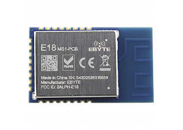 CC2530 Модуль E18-MS1-PCB цифрового трансивера ZigBee с UART / IO интерфейсом F=2,4-2,48ГГц U=3,3В 4dBm (2,5мВт)