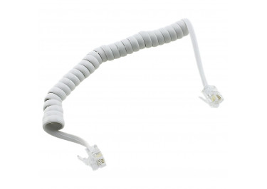 Межплатный витой кабель RJ-10 (4P4C) / RJ-10 (4P4C) 1м белый