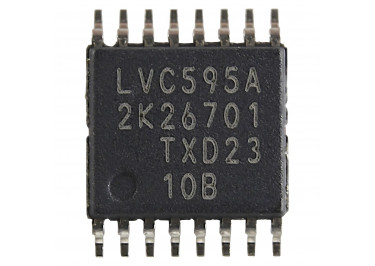 74LVC595APW (TSSOP-16) Сдвиговый регистр 8-раз.