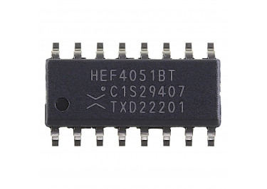 HEF4051BT (SO-16) 8-ми канальный аналоговый мультиплексор / демультиплексор