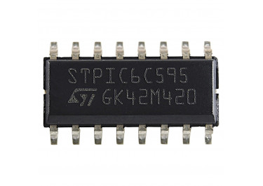 STPIC6C595MTR (SO-16) Сдвиговый регистр 8-раз.