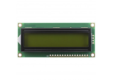 LCD1602 Символьный ЖК-индикатор 16x2 SPLC780D / AIP31066 (желто-зеленый)