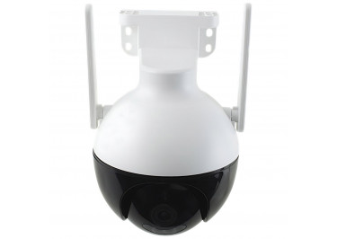 IP видеокамера Q9B8 поворотная Wi-Fi / Ethernet, 8Мп (3840x2160), поддержка MicroSD / SDHC / SDXC-карта (128 ГБ), поворот по горизонтали 355° по вертикали 90°, с микрофоном, двусторонняя связь, iCsee, уличная