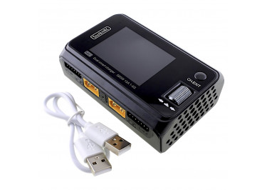 ToolkitRC M6D Двух канальное зарядное балансировочное устройство 500Вт 7-28VDC, Iзар=0,1-25Аx1CH, Iзар =0,1-15Аx2CH, Iраз=0,1-3А (LiPo / LiFe / LiIon / LiHV 1-6S; NiHM / NiCd 1-16S; Pb 1-10S)