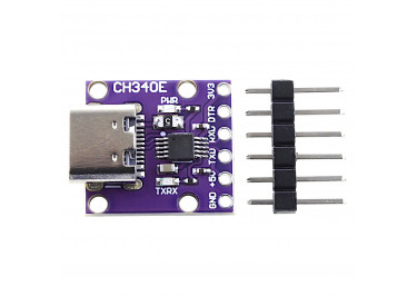 CH340E Адаптер USB-UART (Type-C)
