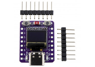 ESP32-C3FH4 Отладочная плата Wi-Fi / Bluetooth BLE 5 с OLED 0,42