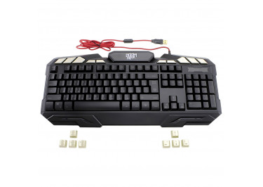 Клавиатура проводная Defender Doom Keeper GK-100DL USB (черная)