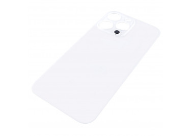 Задняя крышка для iPhone 14 Pro Max (серебро) с широкими отверстиями, ориг