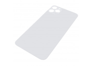 Задняя крышка для iPhone 11 Pro Max (серебро) с широкими отверстиями