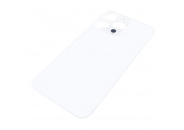 Задняя крышка для iPhone 15 Pro Max (белый) с широкими отверстиями, ориг