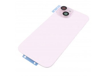 Задняя крышка для iPhone 15 (розовый) в сборе, ориг