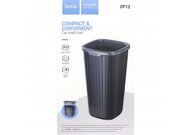 Контейнер автомобильный 800 мл (черный) HOCO Flash ZP12