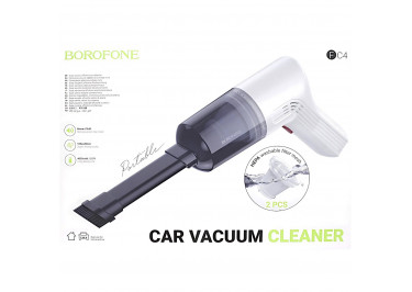 Пылесос автомобильный Borofone FC4 (60Вт) (белый)