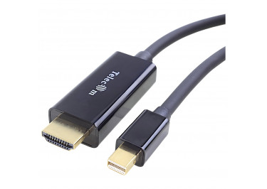 Кабель mini DisplayPort(m) - HDMI(m) 1.8м (чёрный) TELECOM TA695