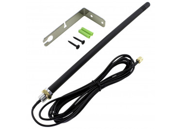 Антенна стационарная UHF 433МГц 50Вт КСВ 1,5 разъем SMA-J на кабеле RG174 3м (10дБи), 26,5см