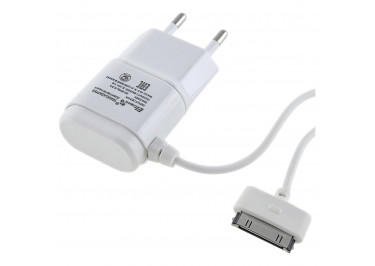 СЗУ для iPhone 3G / 4 / iPod / iPad 1000mA Eltronic (белый) в коробке