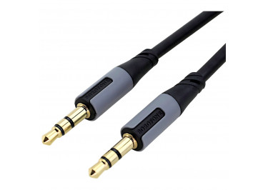 Аудио-кабель AUX 3.5mm (1м) (черный), Borofone BL19