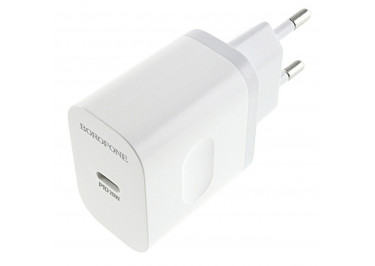 Блок питания (сеть) (Type-C) 3000mA PD20W (белый), (BA99A) Borofone